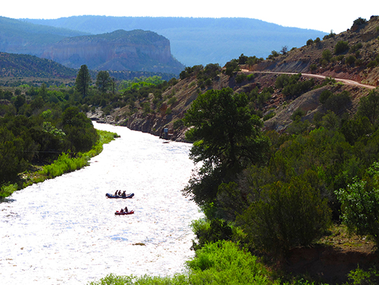Photograph of Rafters on the Rio Chama